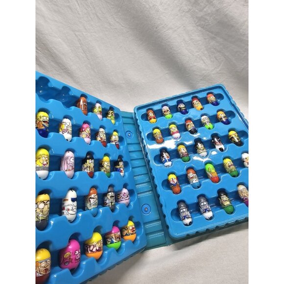 Mighty beanz lot of 48 Beanz And Blue Carrying Case- VINTAGE - Picture 6 of 10